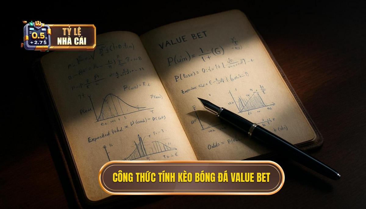 Công thức tính toán xác định kèo bóng đá value bet