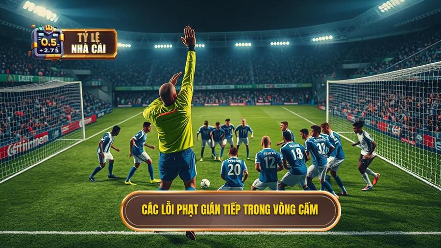 2. Các lỗi phạt gián tiếp trong vòng cấm