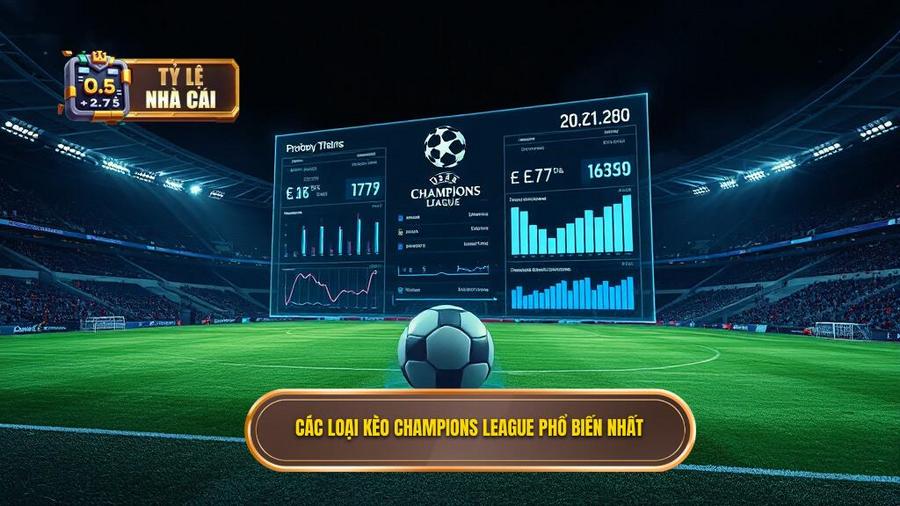 Các Loại Tỷ Lệ Kèo Champions League Phổ Biến Nhất