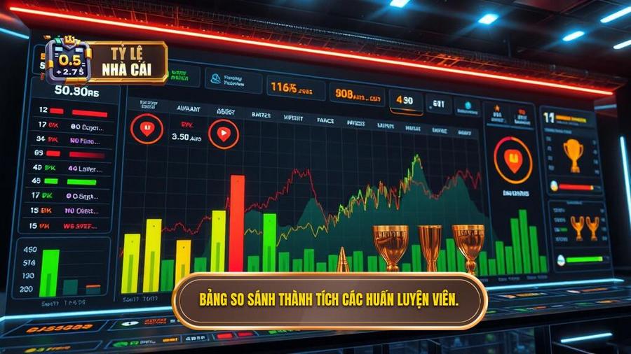 Bảng so sánh thành tích của Top huấn luyện viên xuất sắc